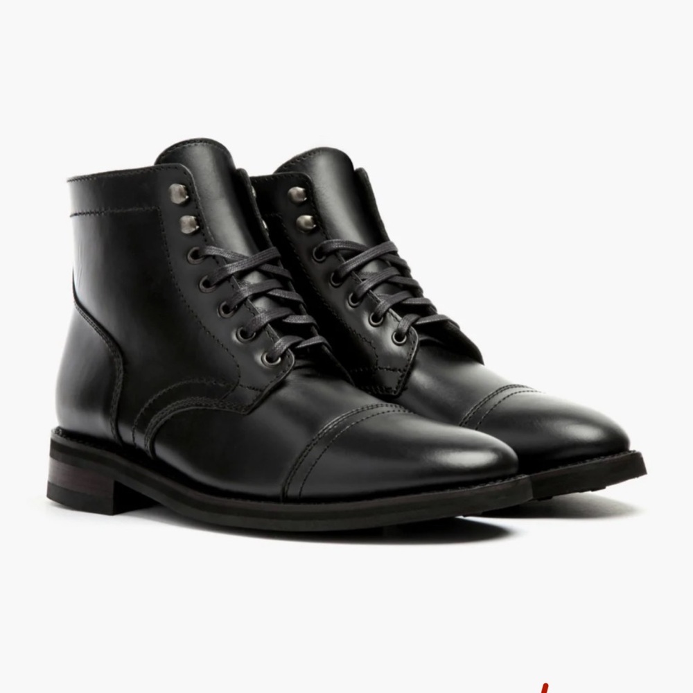 Thursday Boot Co Black Captain Classic Leather Men’s Boots size 15
